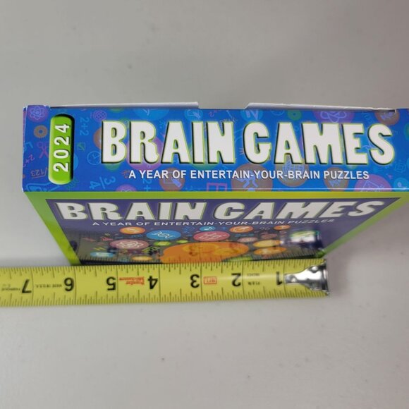 Brain Games Calendar 2024 6x5" Daily Desktop Calendar New Page Every Day Ink NEW - Picture 9 of 9